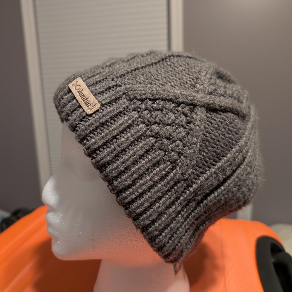 Columbia Charcoal Knit Beanie